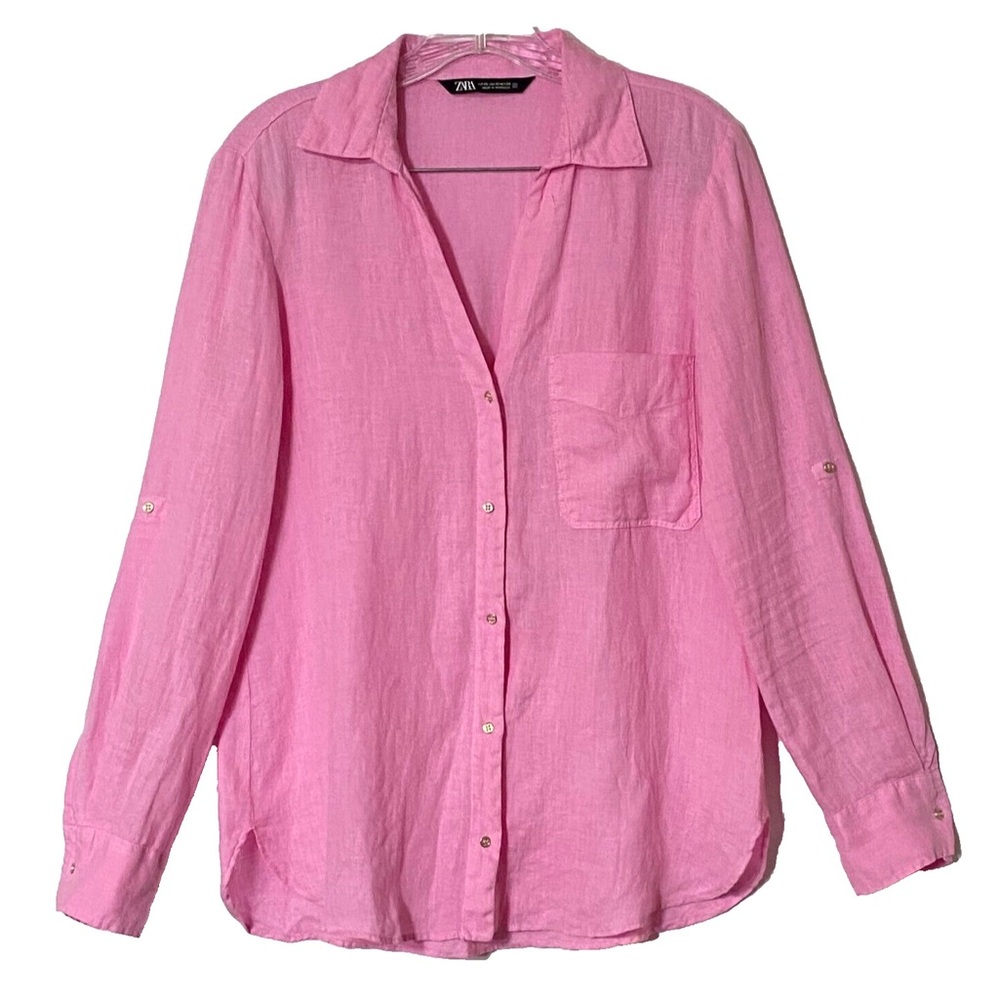 Linen button down shirt - Picture 2 of 7